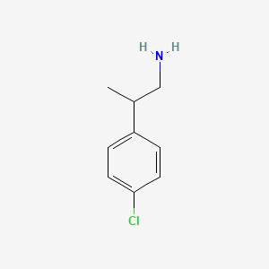 Chemical structure of 4-Chloro-beta-methylbenzeneethanamine