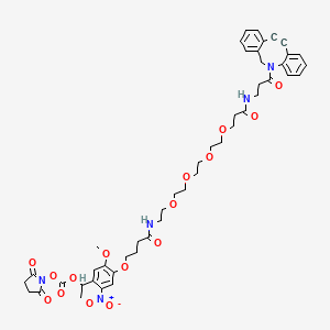 Chemical structure of PC DBCO-PEG4-NHS ester