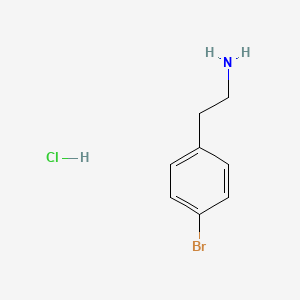 Chemical structure of P-BROMOPHENETHYL AMINE HYDROCHLORIDE