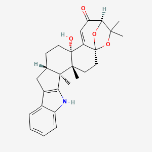 Chemical structure of Paspalinine