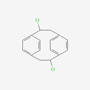Chemical structure of Parylene C