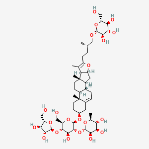 Chemical structure of ParisyunnanosideB