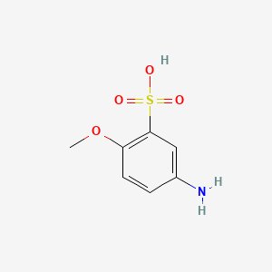 Chemical structure of p-Anisidine-3-sulfonic Acid