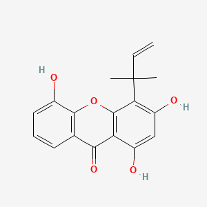 Chemical structure of Pancixanthone A