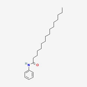 Chemical structure of Palmitanilide