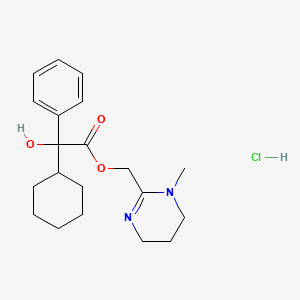 Chemical structure of Oxyphencyclimine hydrochloride