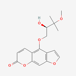 Chemical structure of Oxypeucedanin methanolate