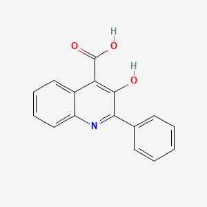 Chemical structure of oxycinchophen