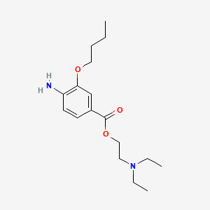 Chemical structure of Oxybuprocaine
