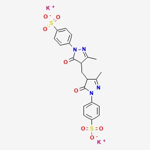 Chemical structure of Oxonol Yellow K