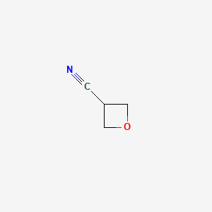 Chemical structure of Oxetane-3-carbonitrile