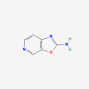 Chemical structure of Oxazolo[5,4-c]pyridin-2-amine