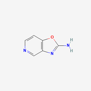 Chemical structure of Oxazolo[4,5-c]pyridin-2-amine