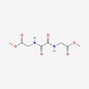 Chemical structure of oxalic acid N,N'-bis(methoxycarbonylmethyl)diamide