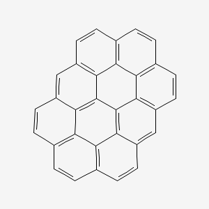 Chemical structure of Ovalene