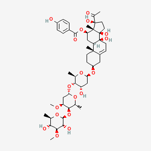 Chemical structure of Otophylloside T