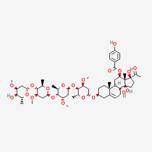 Chemical structure of Otophylloside O