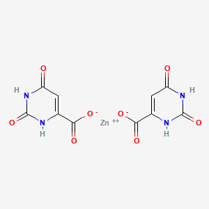Chemical structure of Zinc orotate dihydrate