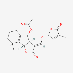 Chemical structure of Orobanchyl acetate