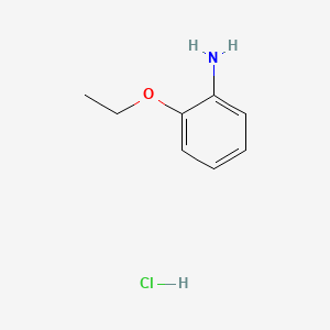 Chemical structure of o-Phenetidine Hydrochloride