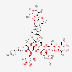 Chemical structure of Onjisaponin A
