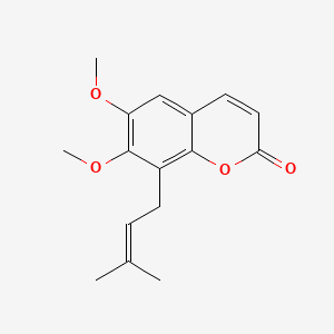Chemical structure of O-Methylcedrelopsin
