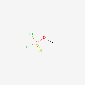 Chemical structure of Methyl dichlorothiophosphate