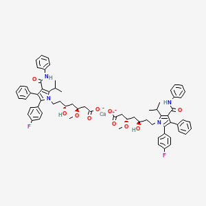 Chemical structure of O-Methyl Atorvastatin hemicalcium