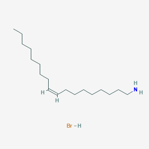 Chemical structure of OleylammoniumBromide