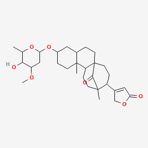 Chemical structure of Oleaside A