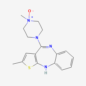 Chemical structure of Olanzapine N-Oxide
