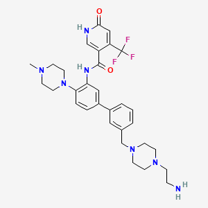 Chemical structure of OICR-9429-N-C2-NH2