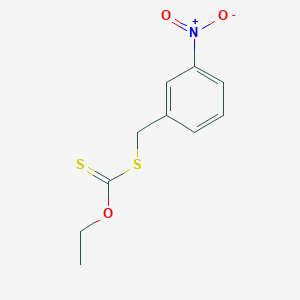 Chemical structure of O-ethyl S-3-nitrobenzyl carbonodithioate