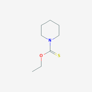 Chemical structure of O-Ethyl piperidine-1-carbothioate