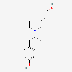 Chemical structure of Desmethylmebeverine alcohol