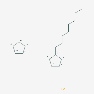 Chemical structure of Octylferrocene