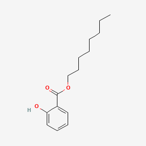 Chemical structure of Octyl salicylate