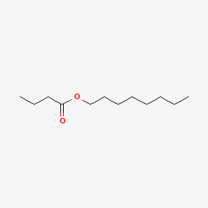 Chemical structure of Octyl Butyrate