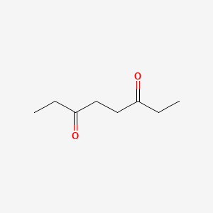 Chemical structure of 3,6-Octanedione