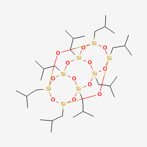 Chemical structure of Octaisobutyl POSS