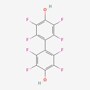 Chemical structure of Octafluoro-4,4'-biphenol