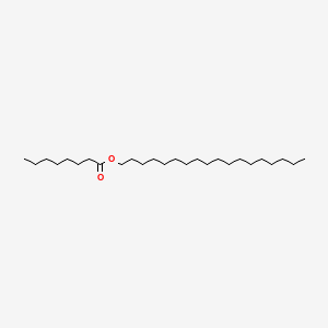 Chemical structure of Stearyl Caprylate