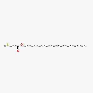 Chemical structure of Octadecyl 3-Mercaptopropionate