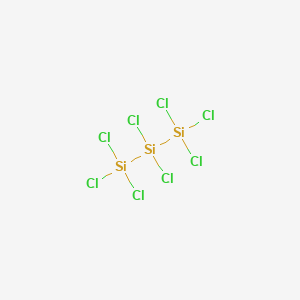 Chemical structure of octachlorotrisilane