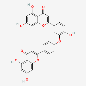 Chemical structure of Ochnaflavone