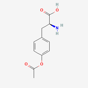 Chemical structure of O-Acetyl-L-tyrosine