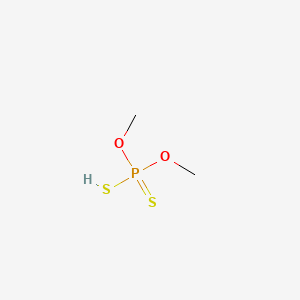 Chemical structure of O,O'-Dimethyl Dithiophosphate