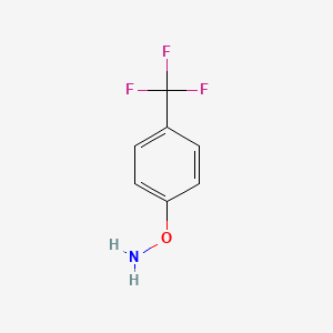 Chemical structure of O-(4-(Trifluoromethyl)phenyl)hydroxylamine
