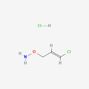 Chemical structure of O-(3-Chloro-2-propenyl)hydroxylamine HCl