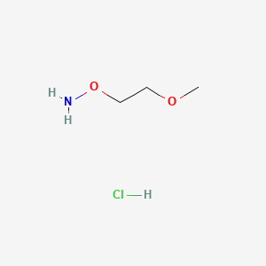 Chemical structure of O-(2-Methoxyethyl)hydroxylamine hydrochloride